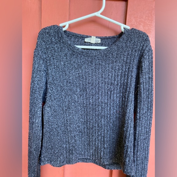 Wilfred free grey cropped ribbed sweater - Picture 1 of 4